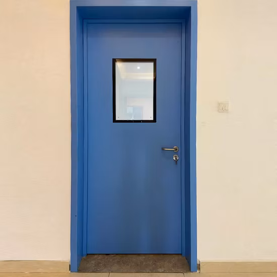 Porta de aço modular da sala de limpeza do hospital do laboratório médico industrial do PBF